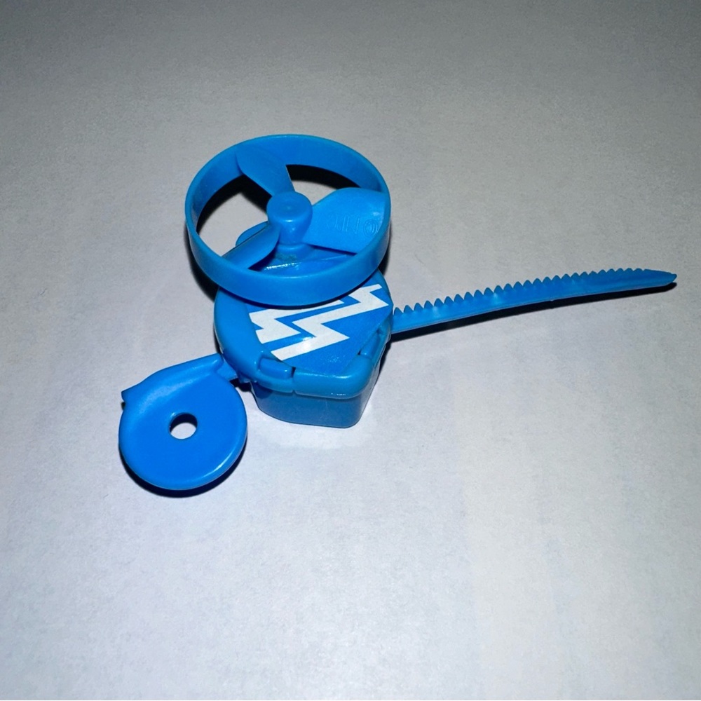 Kinder surprise small helicopter toy blue